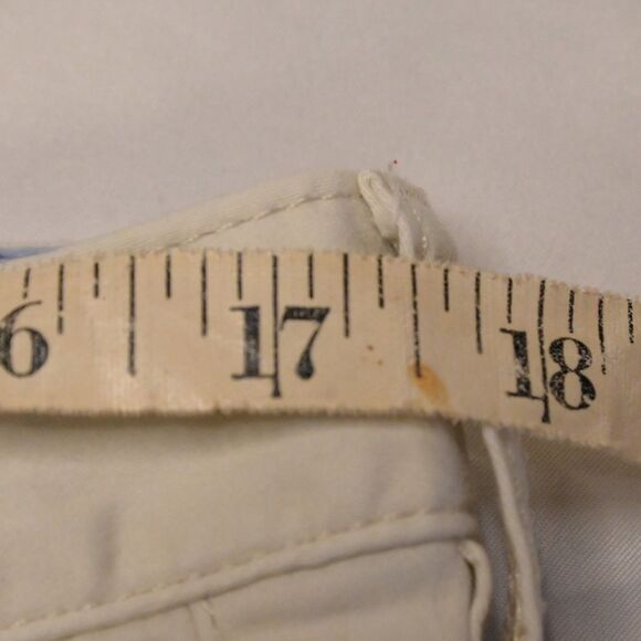 Tommy Bahama Chino Shorts Men's 35 White Cotton Tencel Mid Rise - Picture 7 of 9